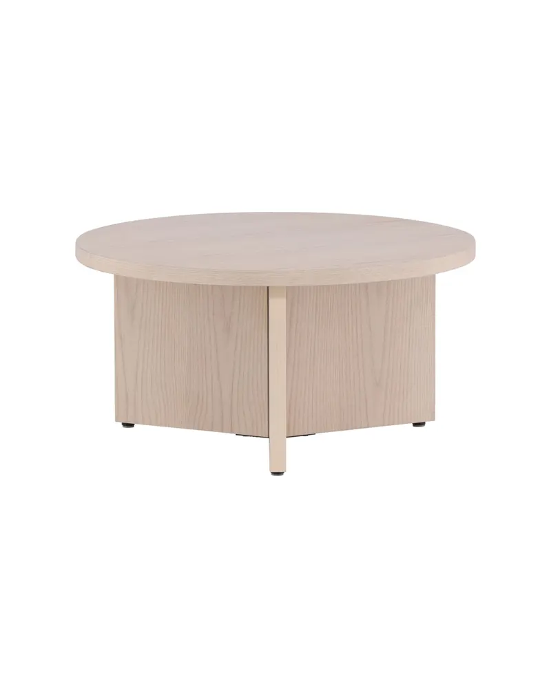 Saltö runder Couchtisch in Ø 85 cm, Whitewash, Ansicht 2