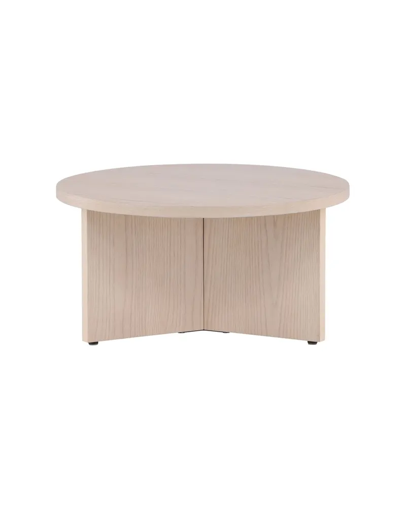 Saltö runder Couchtisch in Ø 85 cm, Whitewash, Ansicht 6