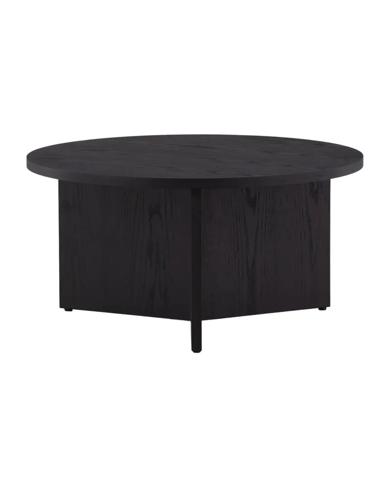 Saltö runder Couchtisch in Ø 65 cm, Schwarz, Ansicht 1