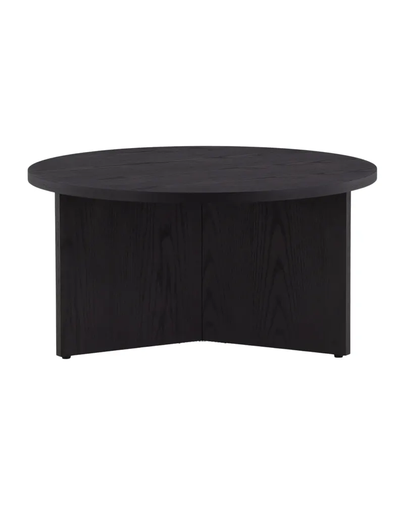 Saltö runder Couchtisch in Ø 65 cm, Schwarz, Ansicht 5