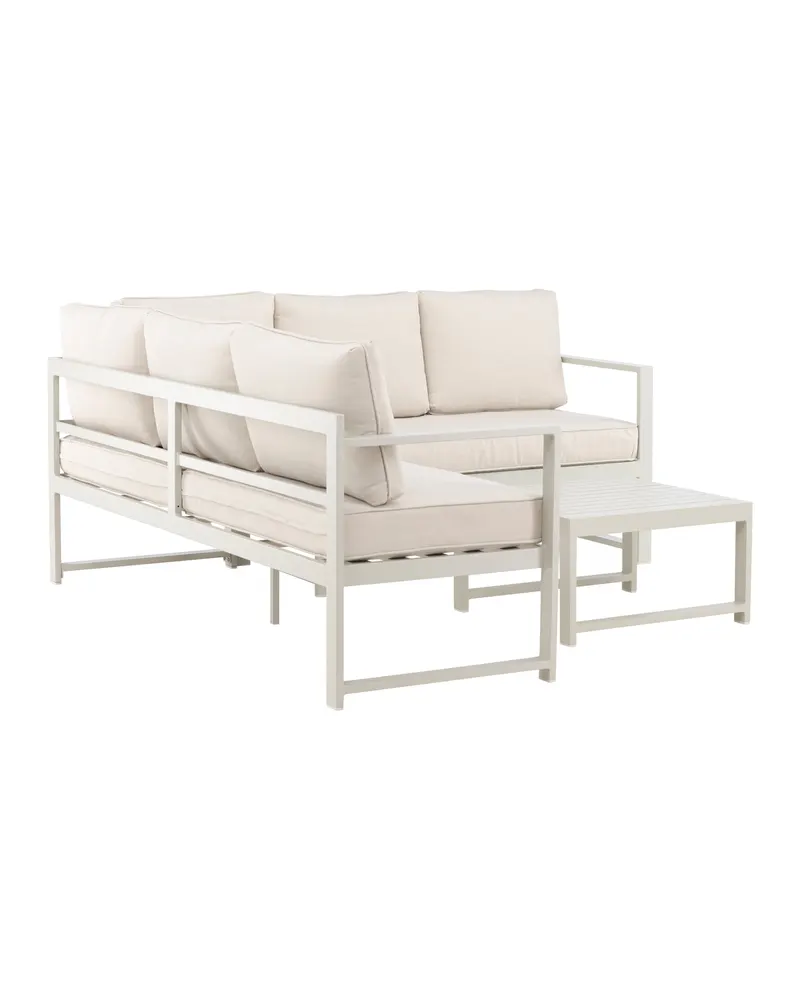 Salvador Gartenlounge mit Ecksofa und quadratischem Tisch, Ansicht 12