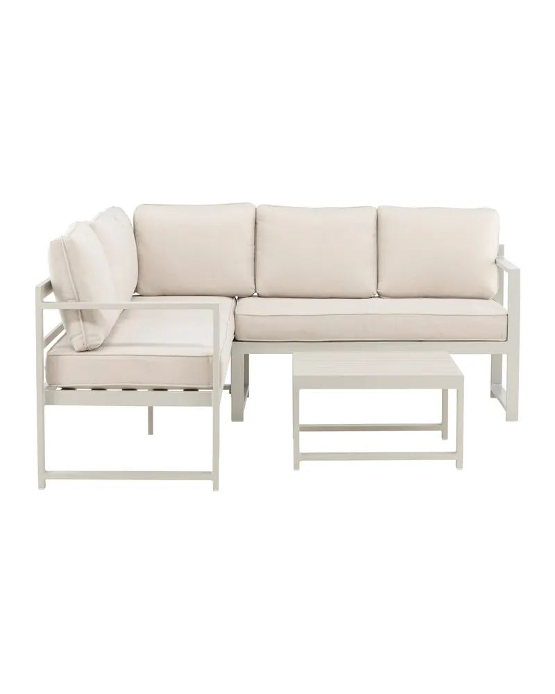 Salvador Gartenlounge mit Ecksofa und quadratischem Tisch, Ansicht 2