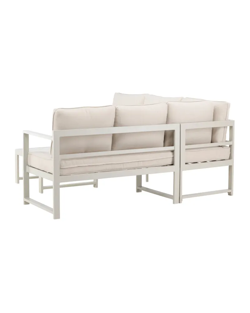 Salvador Gartenlounge mit Ecksofa und quadratischem Tisch, Ansicht 5