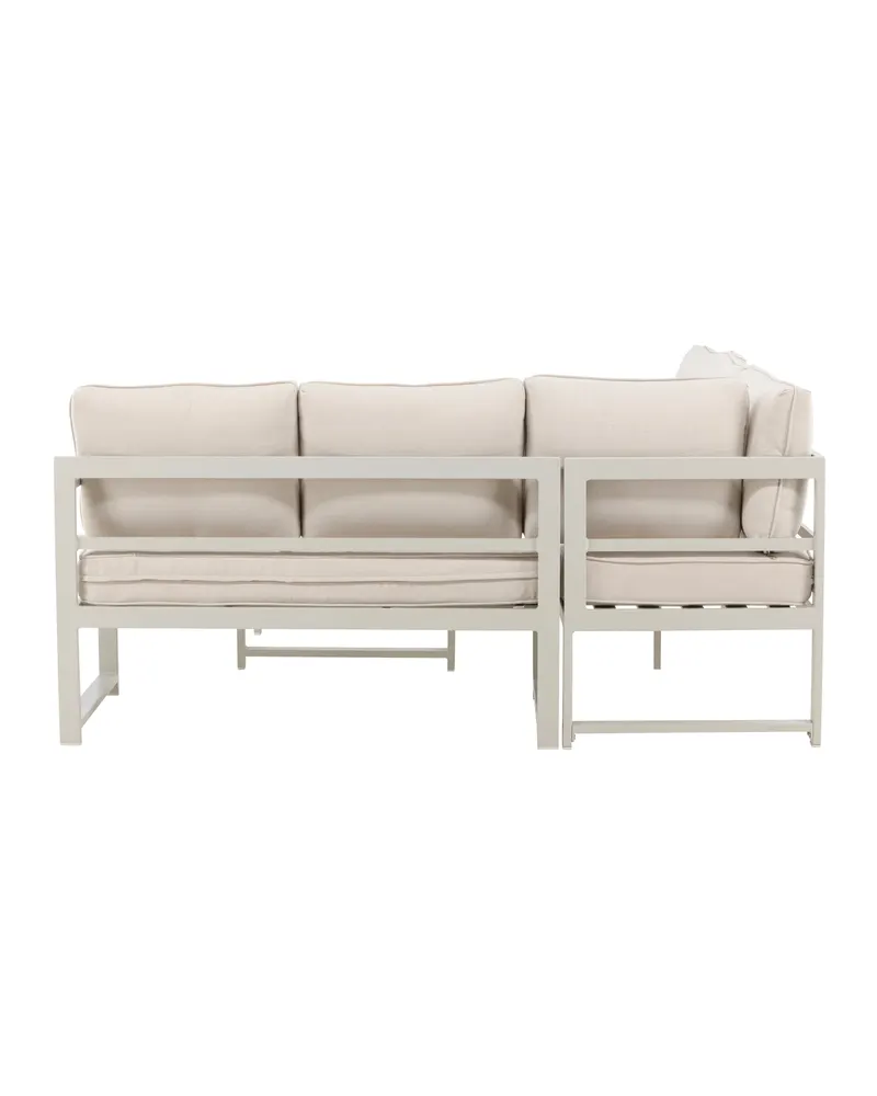 Salvador Gartenlounge mit Ecksofa und quadratischem Tisch, Ansicht 7