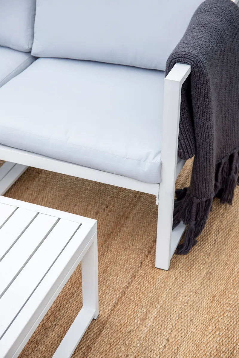 Salvador Gartenlounge mit modularem Sofa und Couchtisch, im Wohnraum, Ansicht 3