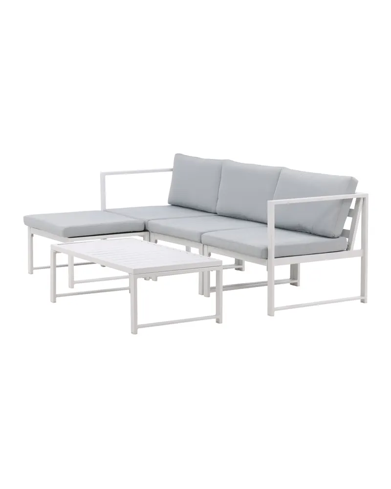 Salvador Gartenlounge mit modularem Sofa und Couchtisch, Ansicht 3