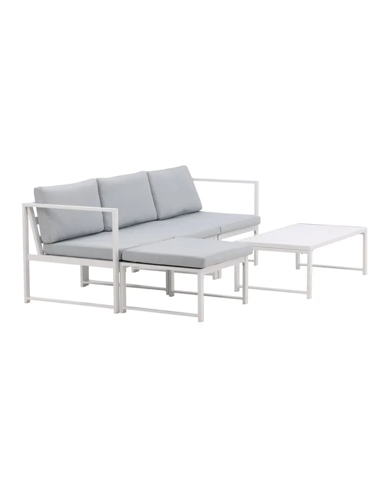 Salvador Gartenlounge mit modularem Sofa und Couchtisch, Ansicht 6
