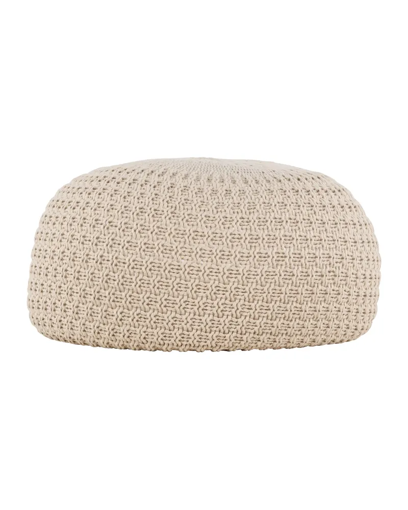 Sam runder Pouf mit feinem Muster in Ø 45 cm, Ansicht 11