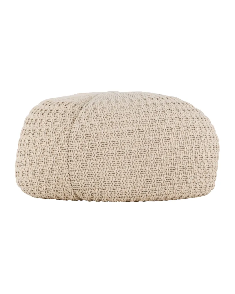 Sam runder Pouf mit feinem Muster in Ø 60 cm, Ansicht 8