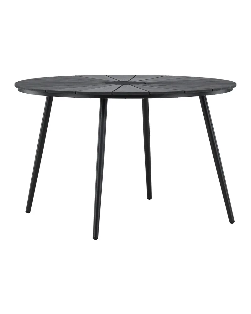 San Vito runder Gartentisch aus Aluminium in Schwarz, Ansicht 9
