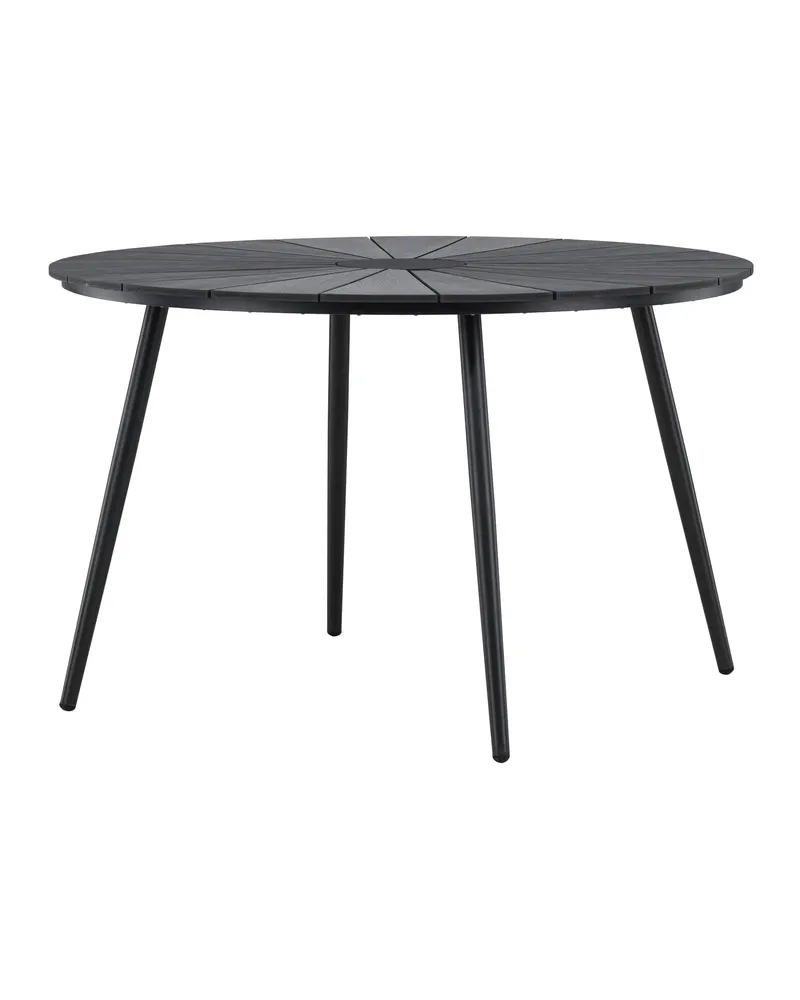San Vito runder Gartentisch aus Aluminium in Schwarz, Ansicht 11