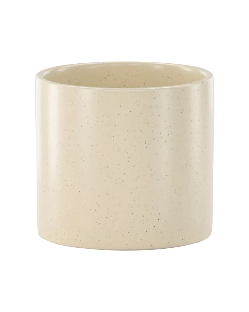 Sane zylindrischer Blumentopf aus Steinzeug in Ø 11 cm, Beige, Ansicht 7