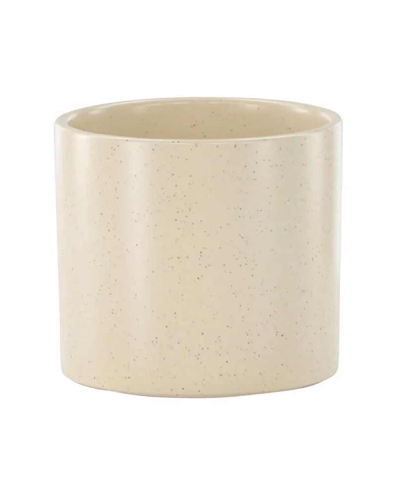 Sane zylindrischer Blumentopf aus Steinzeug in Ø 11 cm, Beige, Ansicht 10