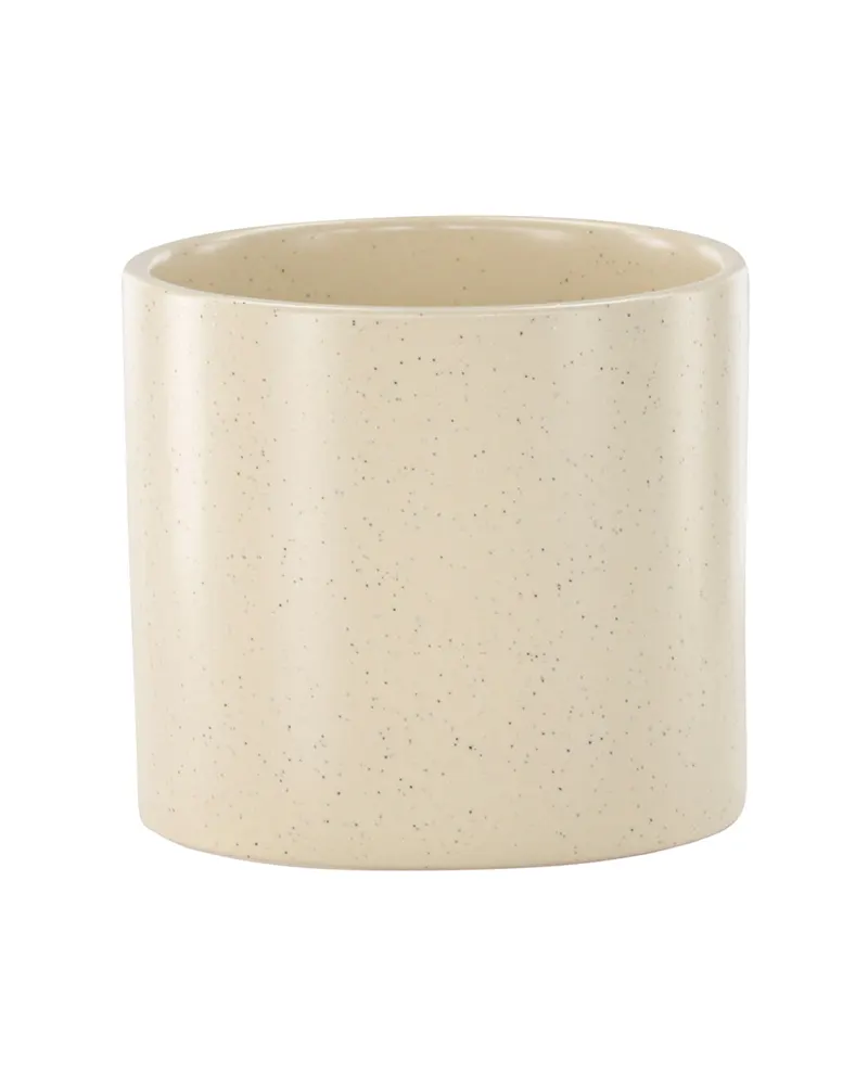 Sane zylindrischer Blumentopf aus Steinzeug in Ø 11 cm, Beige, Ansicht 11