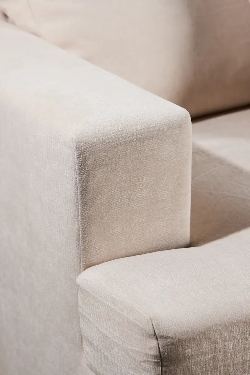 Sani Sofa aus Chenille, im Wohnraum, Ansicht 5