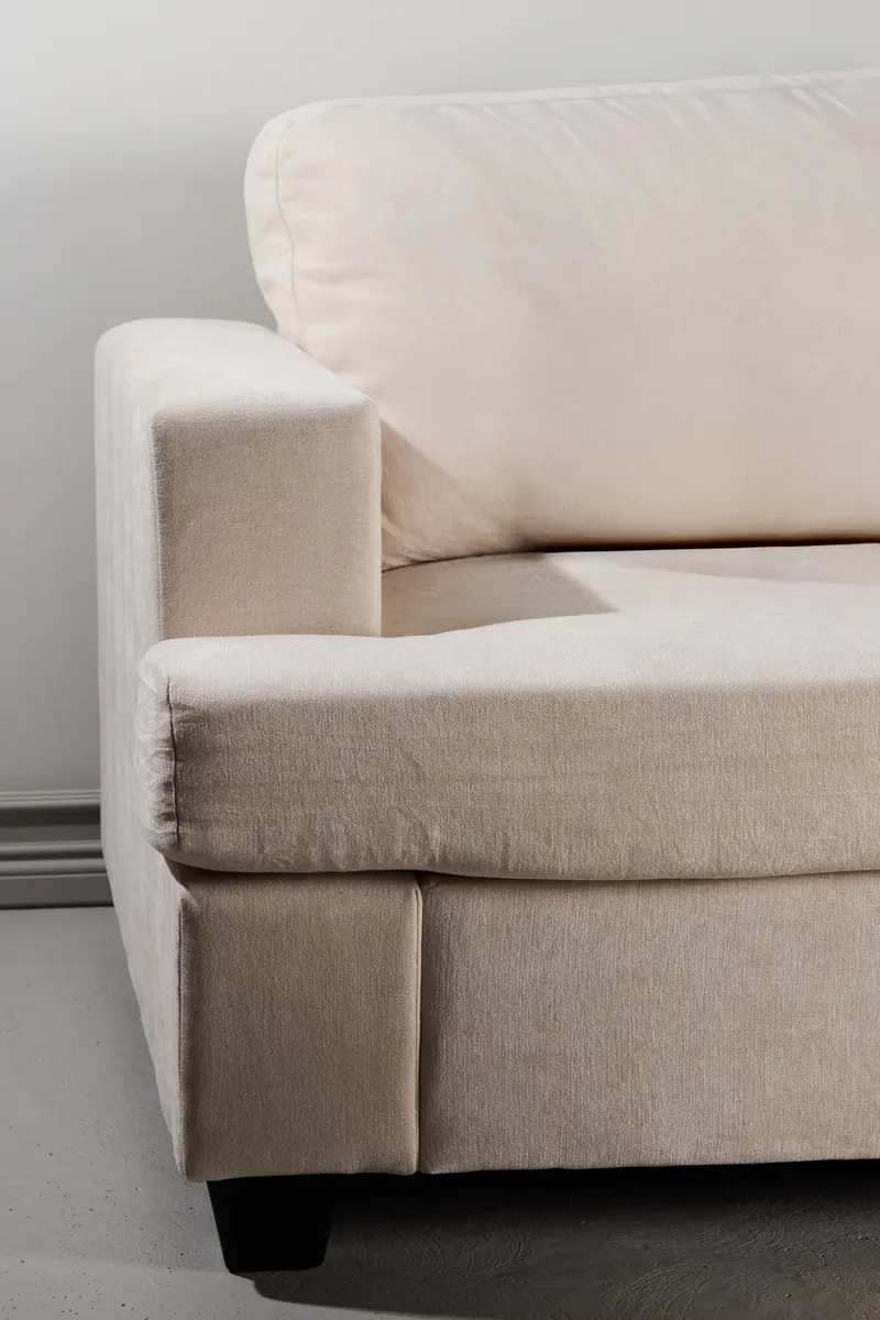 Sani Sofa aus Chenille, im Wohnraum, Ansicht 2