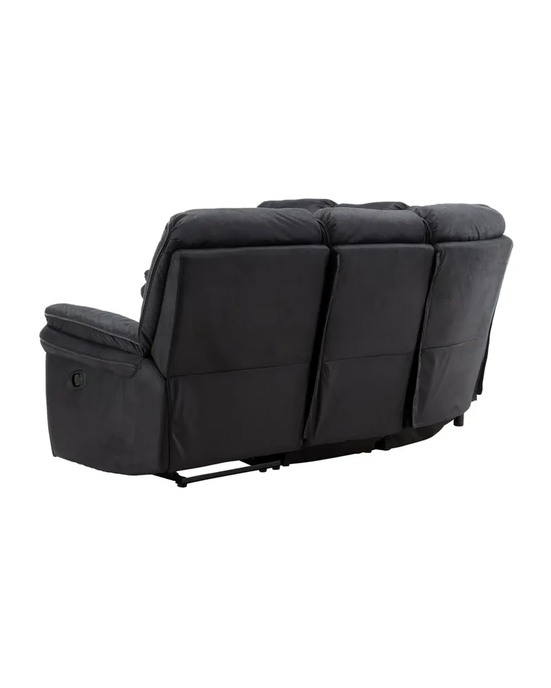 Saranda Sofa Modell 2 mit Liegefunktion in Schwarz, Ansicht 10