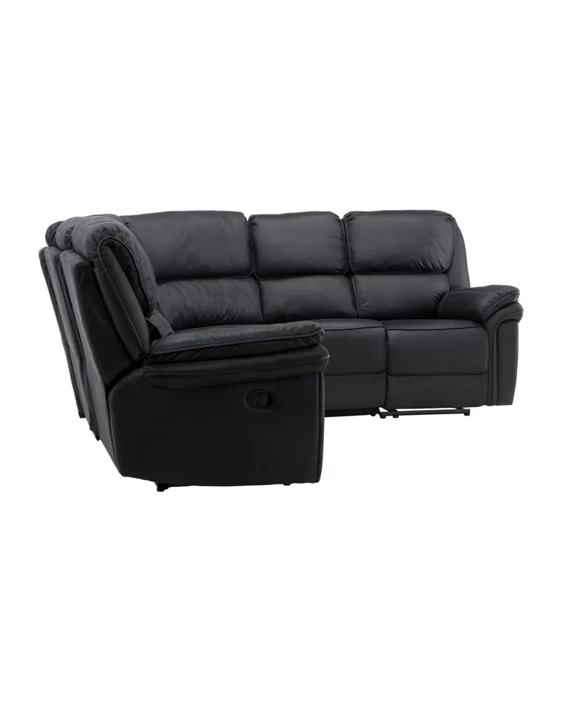 Saranda Sofa Modell 2 mit Liegefunktion in Schwarz, Ansicht 3