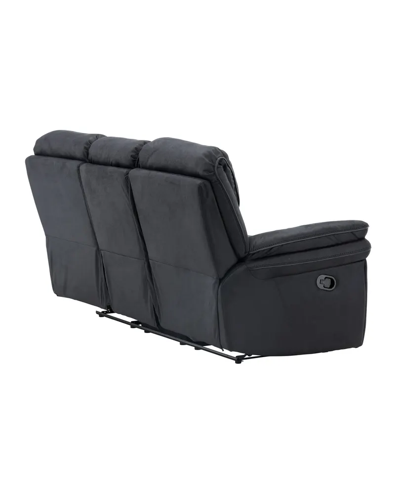 Saranda Sofa mit Liegefunktion in Schwarz, Ansicht 12