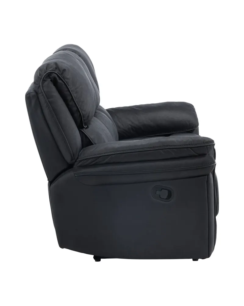 Saranda Sofa mit Liegefunktion in Schwarz, Ansicht 4