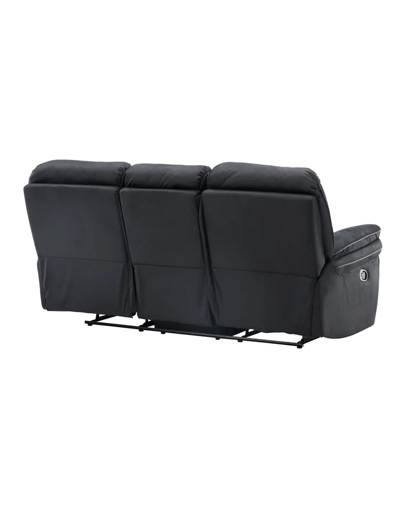 Saranda Sofa mit Liegefunktion in Schwarz, Ansicht 5