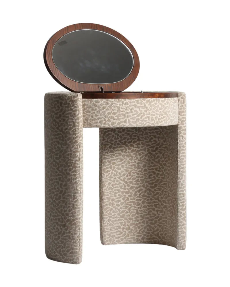 Schminktisch Roxenne, Beige leopard von Richmond Interiors, Produktansicht 3