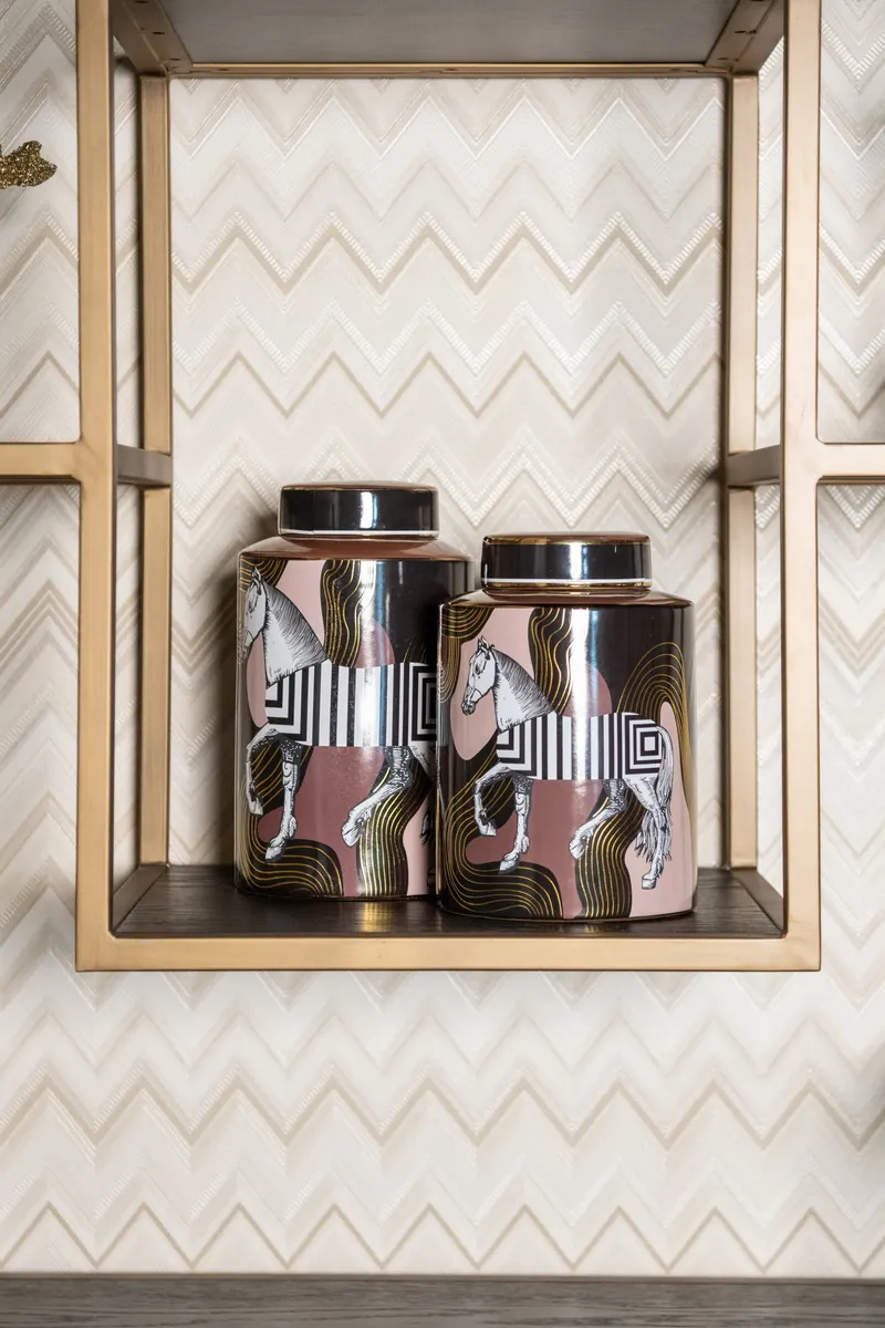 Claremont, Braun von Richmond Interiors, Wohnbeispiel 9, im Wohnraum