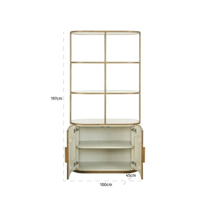 Schrank Tivoli, Weiß von Richmond Interiors, Maßzeichnung 14
