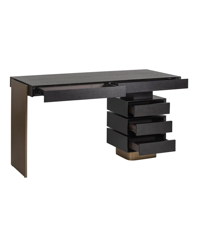 Schreibtisch Alexander Jones, Charcoal von Richmond Interiors, Produktansicht 4