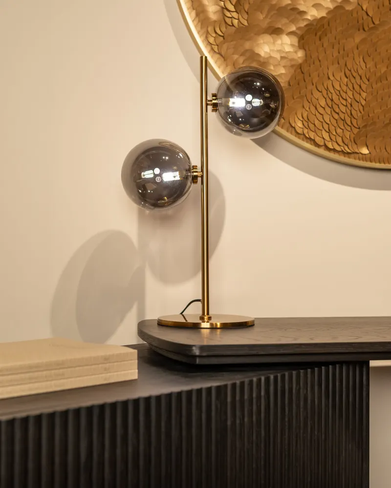 Schreibtisch Cambon, Dunkles Kaffeebraun von Richmond Interiors, Wohnbeispiel 14, im Wohnraum