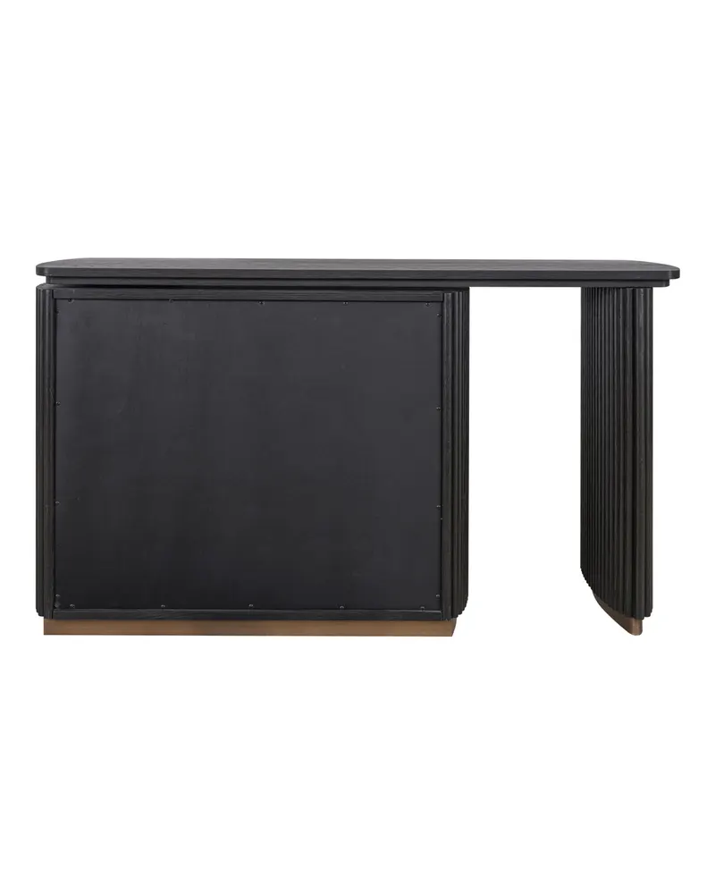 Schreibtisch Cambon, Dunkles Kaffeebraun von Richmond Interiors, Produktansicht 3