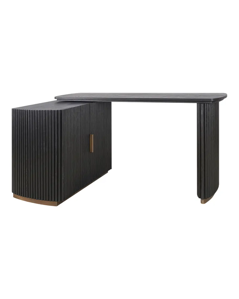 Schreibtisch Cambon, Dunkles Kaffeebraun von Richmond Interiors, Produktansicht 5