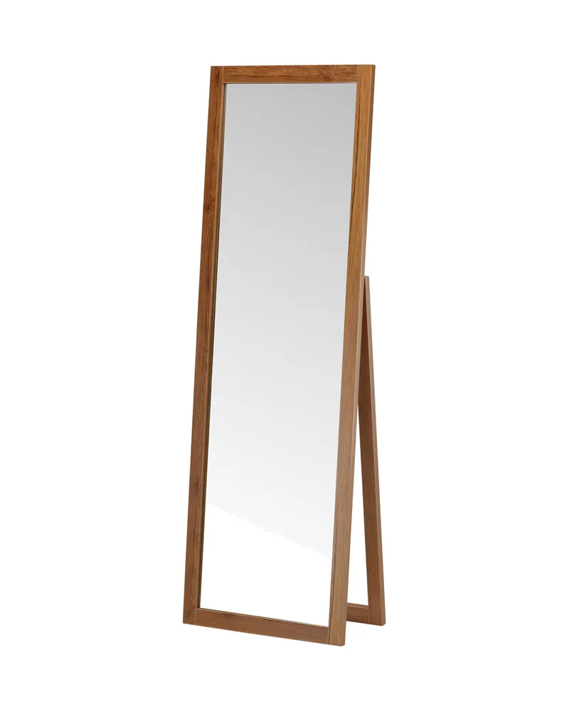 Sebring Ganzkörperspiegel 170 × 55 cm, rechteckig gerahmt, Walnuss