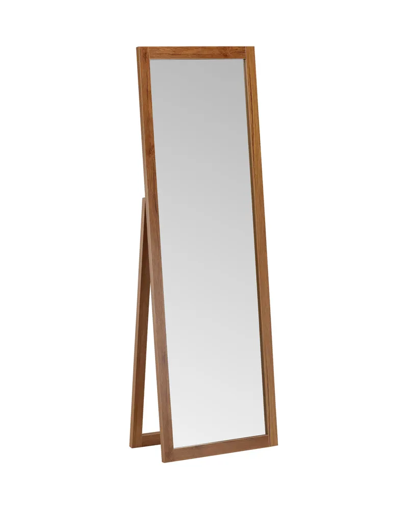 Sebring Ganzkörperspiegel, rechteckig gerahmt in 40 × 170 × 55 cm, Walnuss, Ansicht 3