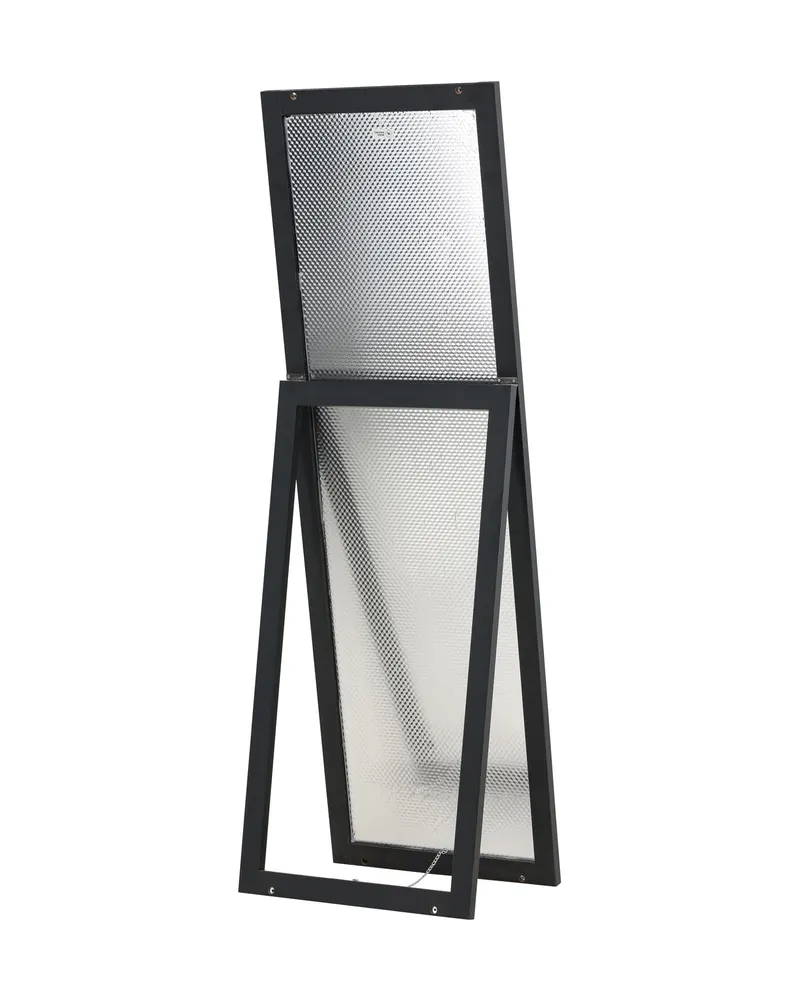 Sebring Ganzkörperspiegel, rechteckig gerahmt in 39 × 170 × 55 cm, Schwarz, Ansicht 9