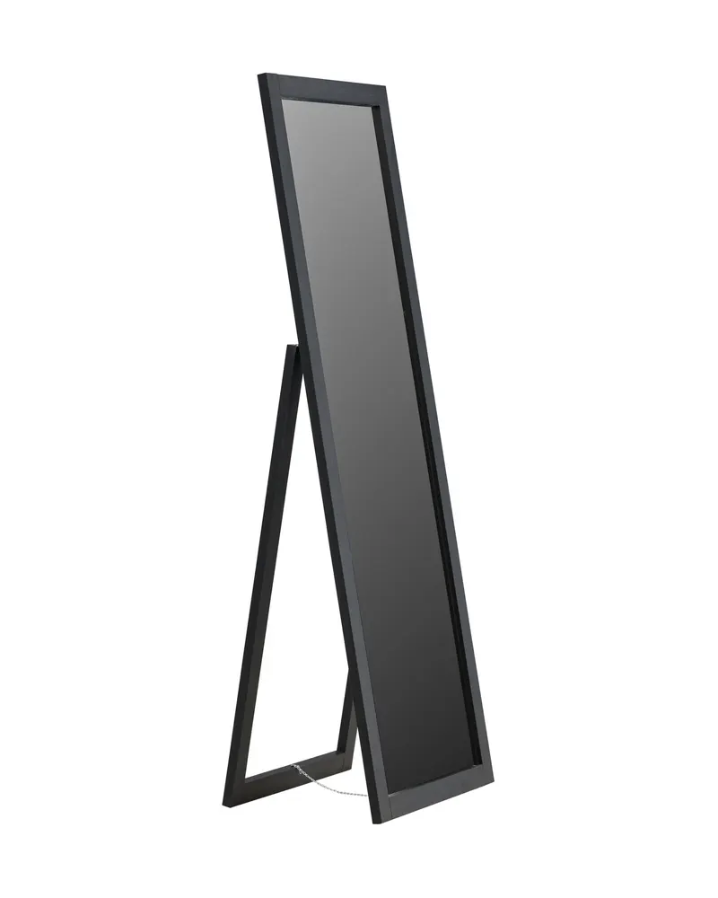 Sebring Ganzkörperspiegel, rechteckig gerahmt in 39 × 170 × 55 cm, Schwarz, Ansicht 12