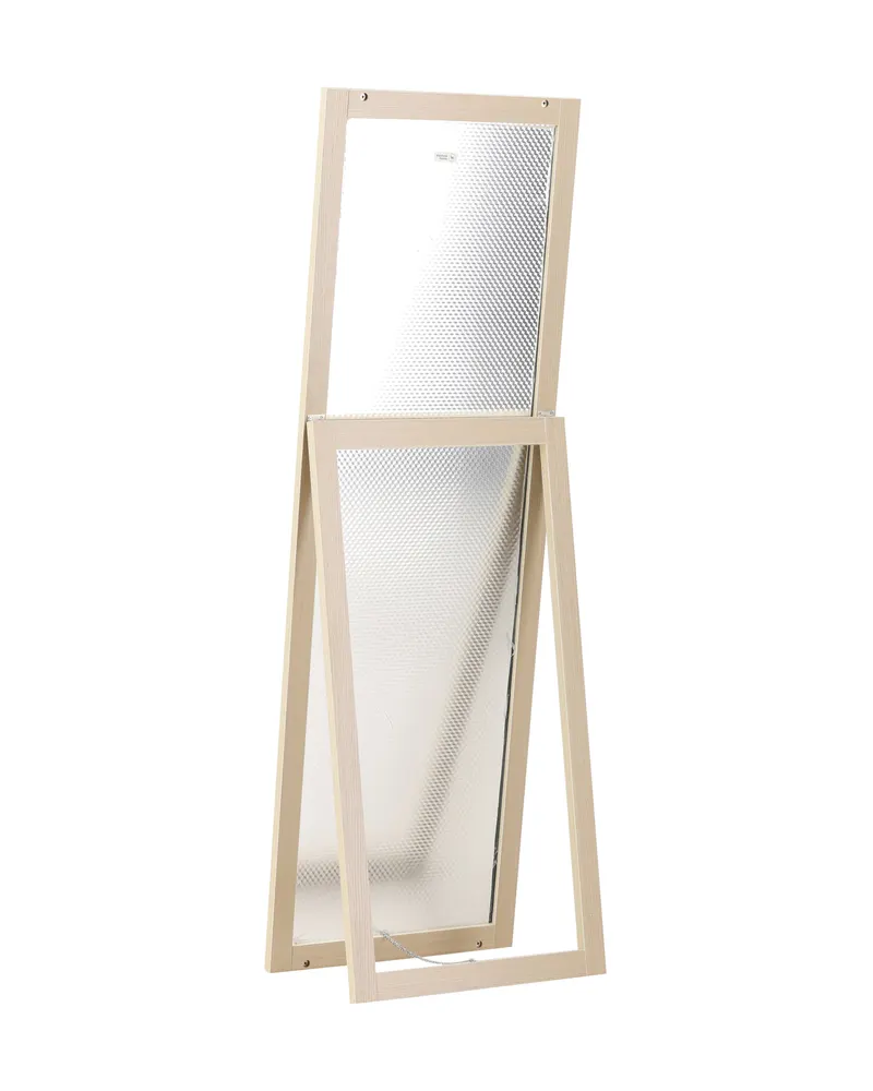 Sebring Ganzkörperspiegel, rechteckig gerahmt in 39 × 170 × 55 cm, Whitewash, Ansicht 10