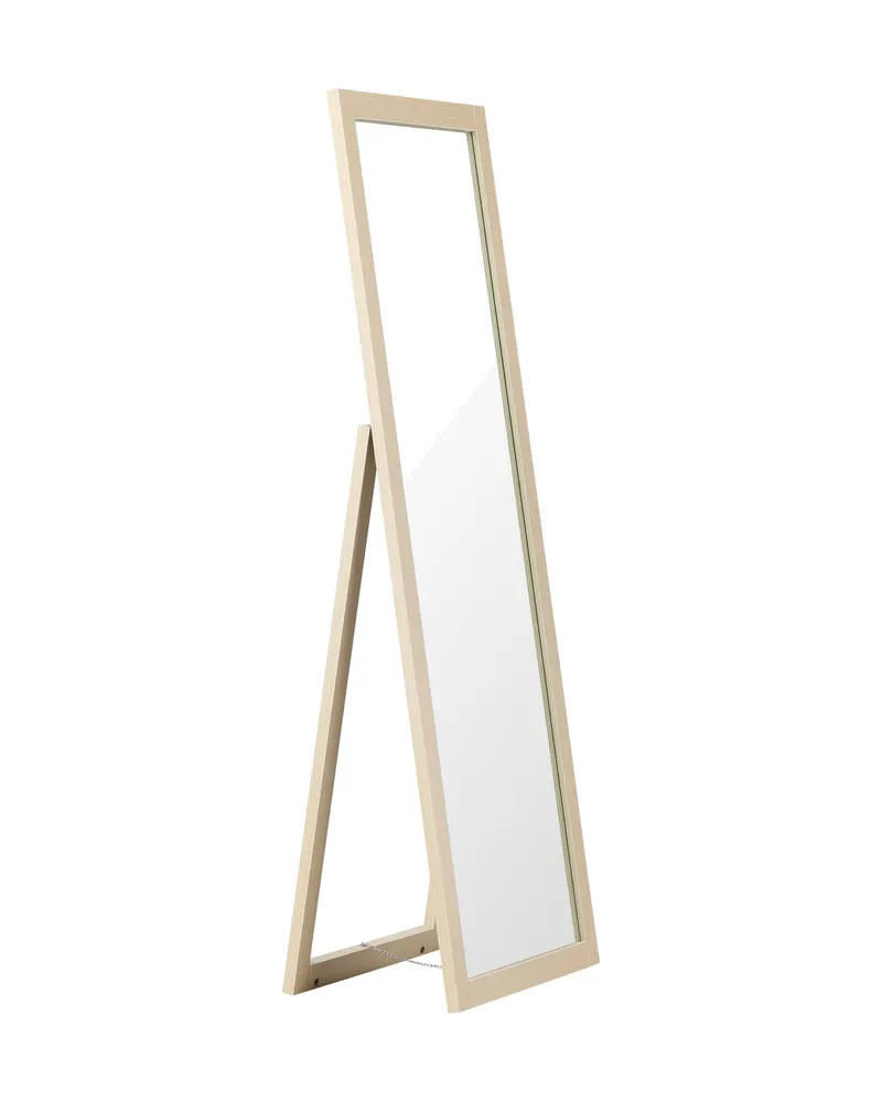 Sebring Ganzkörperspiegel, rechteckig gerahmt in 39 × 170 × 55 cm, Whitewash, Ansicht 3