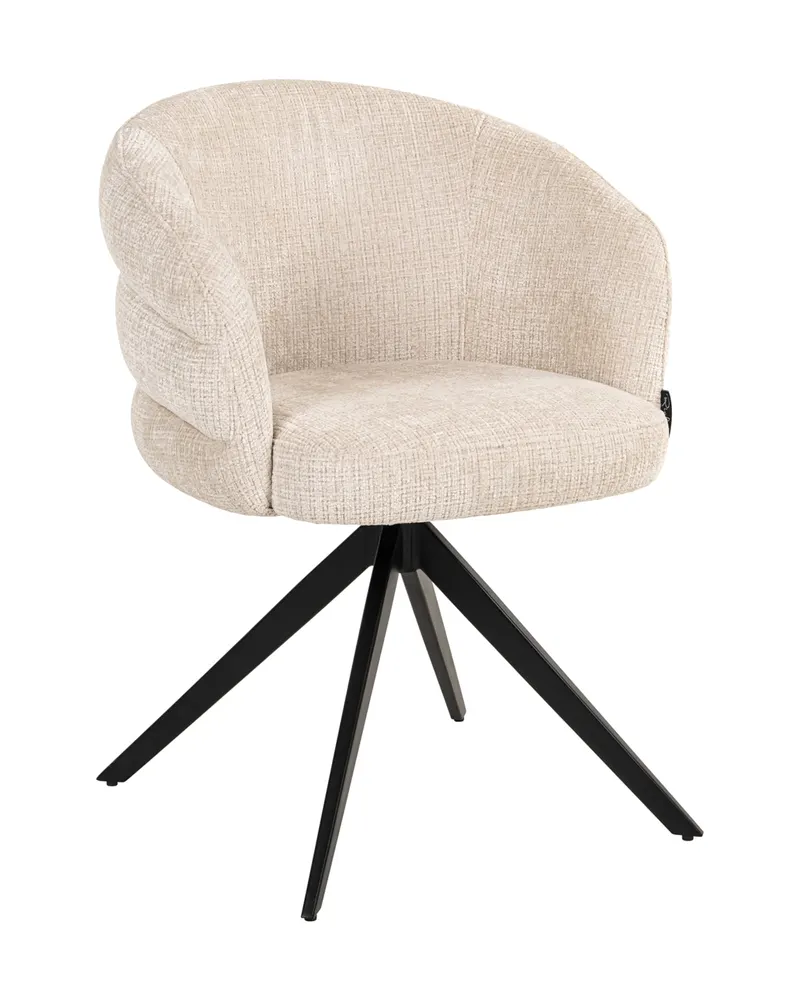 Esszimmerstuhl Serenity, Niagara beige, drehbar, feuerhemmend von Richmond Interiors, Produktansicht 3