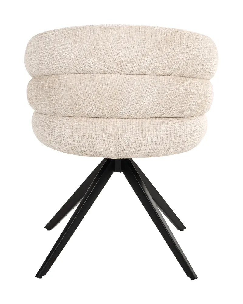Esszimmerstuhl Serenity, Niagara beige, drehbar, feuerhemmend von Richmond Interiors, Produktansicht 5