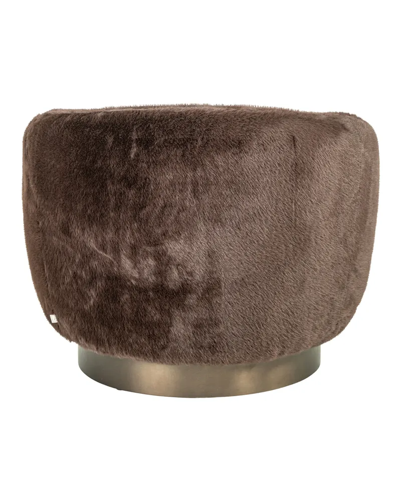 Sessel Colmar, Chocolat fluffy, drehbar von Richmond Interiors, Produktansicht 5