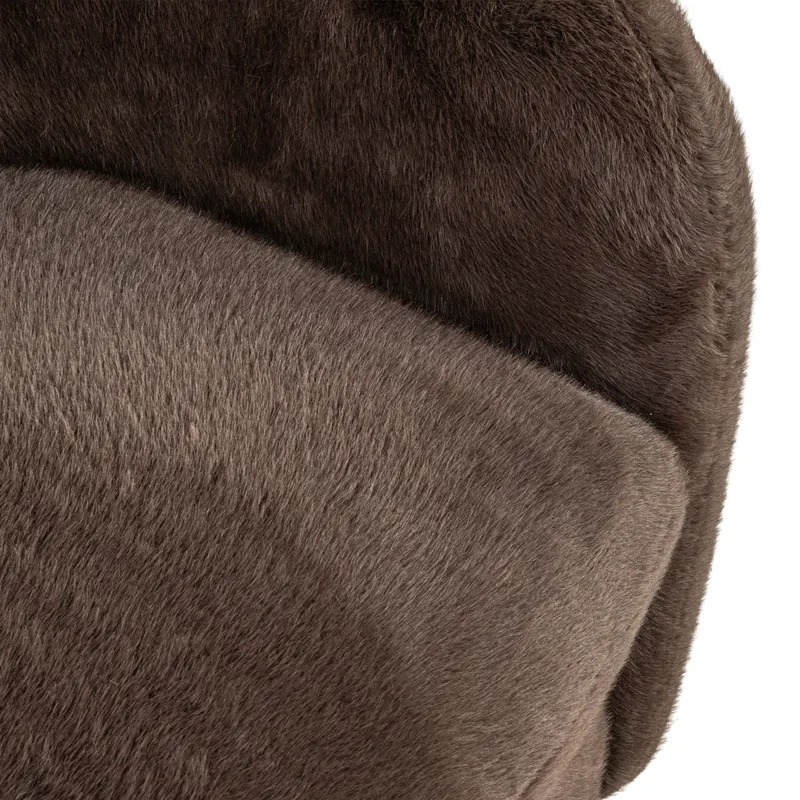 Sessel Colmar, Chocolat fluffy, drehbar von Richmond Interiors, Produktansicht 6