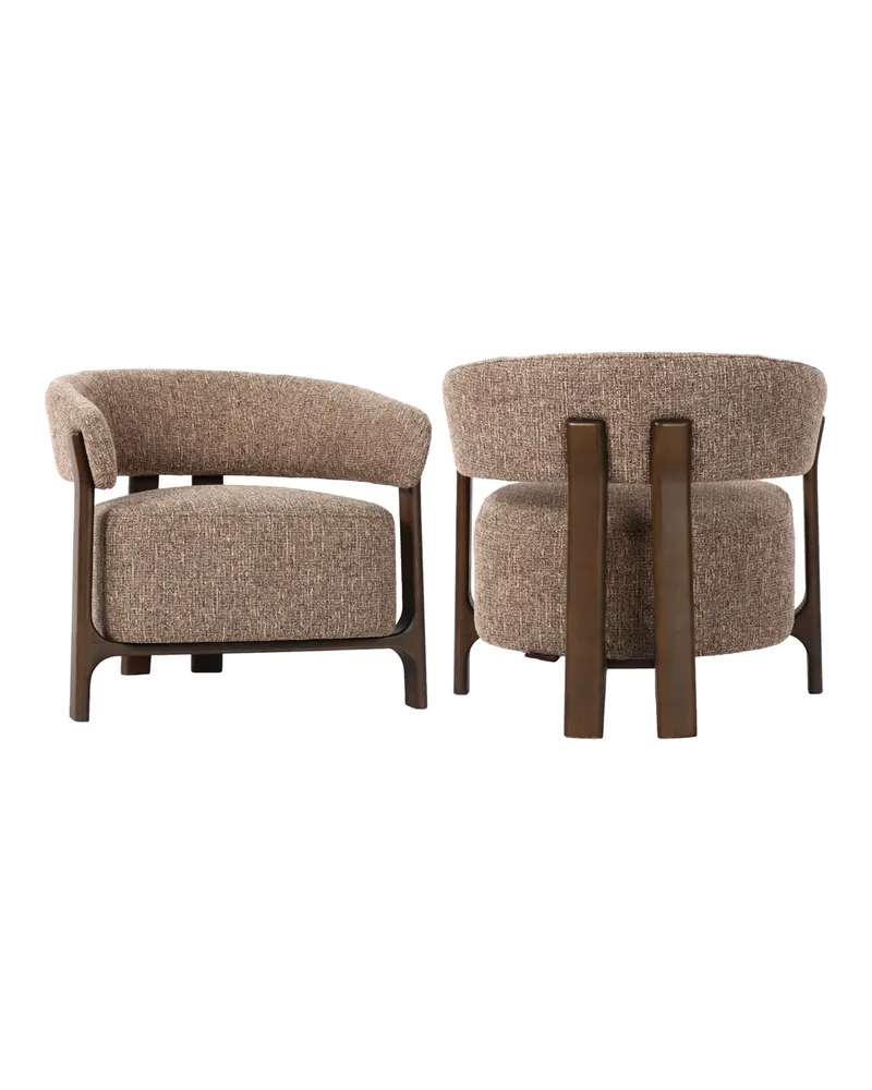 Sessel Dalara, Brown tweed von Richmond Interiors, Produktansicht 2