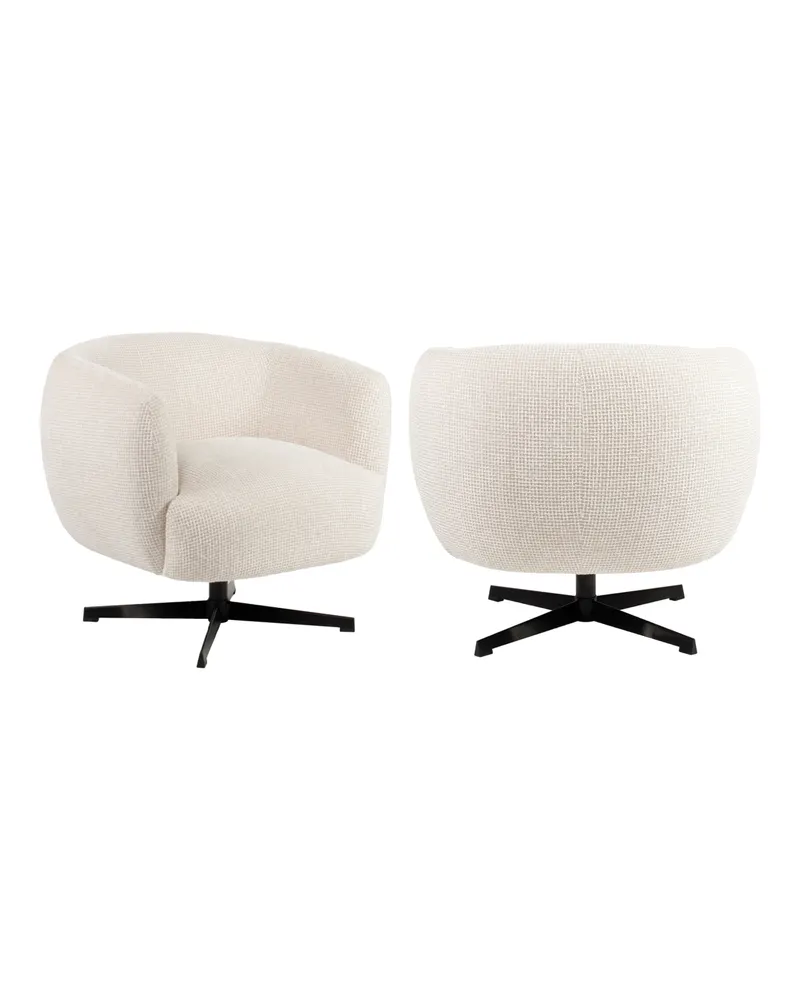 Sessel Estelle, Beige blockweave, drehbar von Richmond Interiors, Produktansicht 2