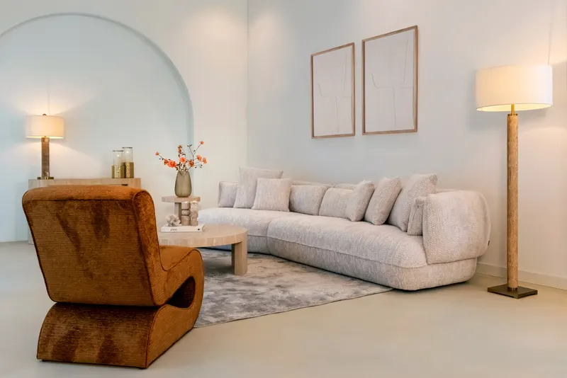 Couchtisch Alexander Jones Biltmore, Beige von Richmond Interiors, Wohnbeispiel 7, im Wohnraum