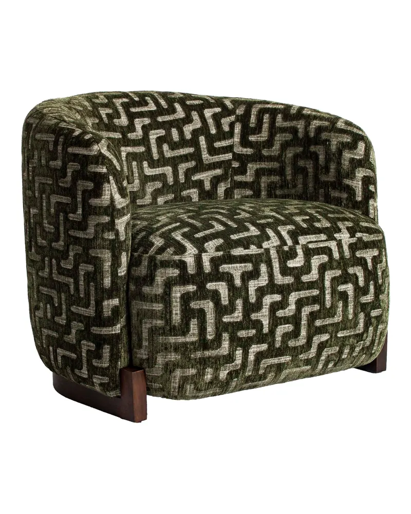 Sessel Hannah, Moss labyrinth, feuerhemmend von Richmond Interiors, Produktansicht 3