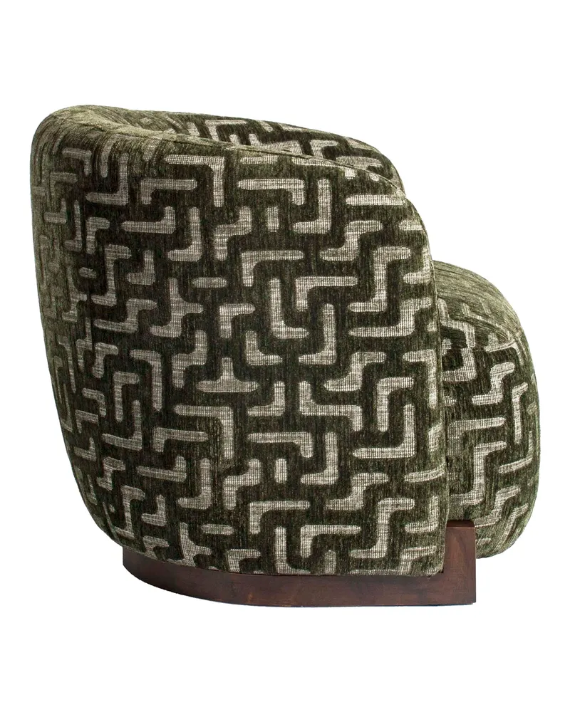 Sessel Hannah, Moss labyrinth, feuerhemmend von Richmond Interiors, Produktansicht 4