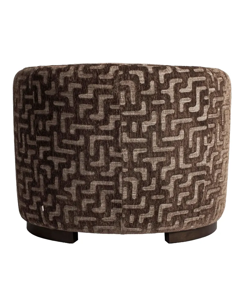 Sessel Hannah, Brown labyrinth, feuerhemmend von Richmond Interiors, Produktansicht 5