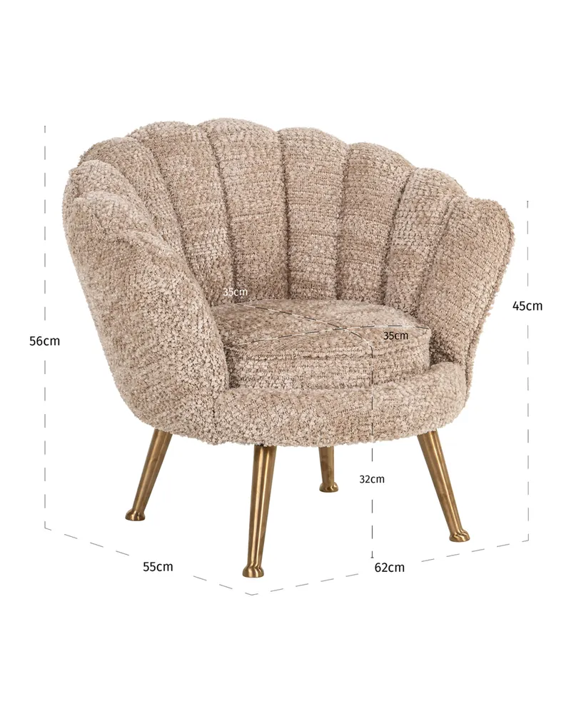 Kinderstuhl Charly, Lovely Beige von Richmond Interiors, Produktansicht 9