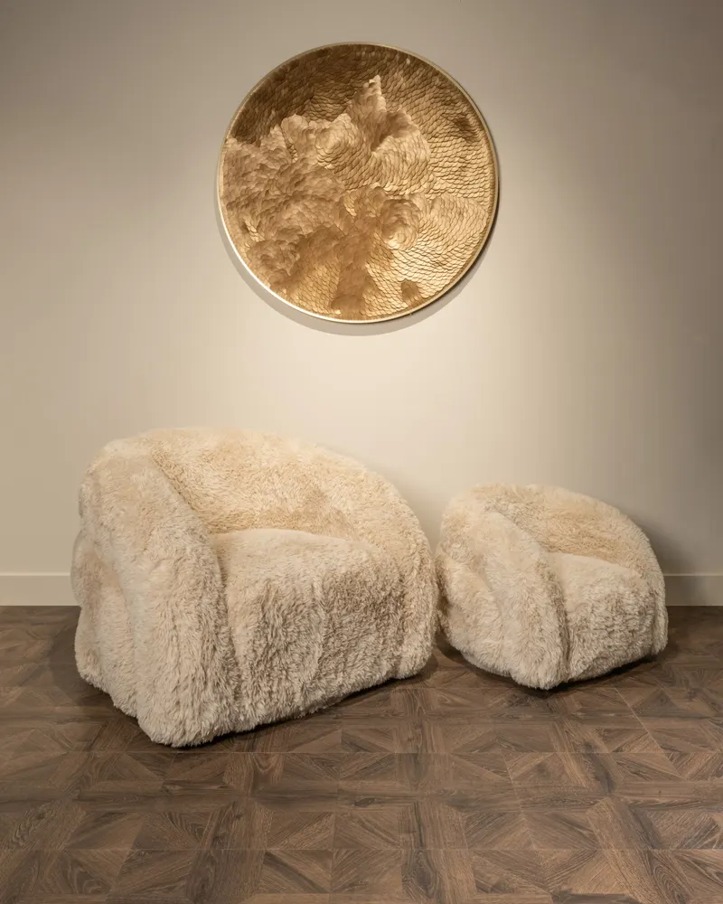 Sessel Lenny, Yakety sand, drehbar von Richmond Interiors, Wohnbeispiel 10, im Wohnraum